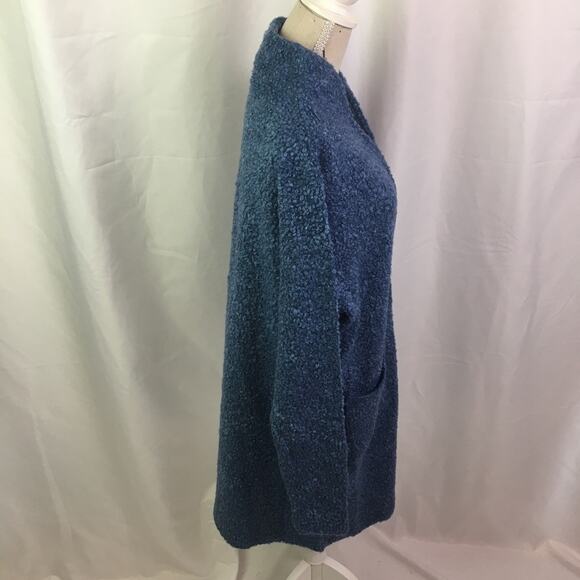 Lisa Rinna Collection Cozy Duster Horizon Blue XS - Picture 11 of 16